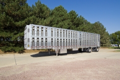 Livestock trailer outside