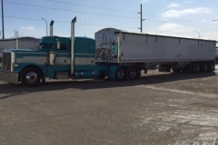 Semi-trailer truck in Bismarck, ND