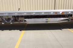 Closeup of trailer side