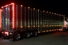 trailer lights at night