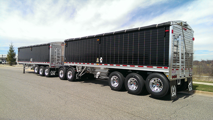 Trailer on Road from a Trailer Dealers in Grand Forks, Fargo, ND, Williston, Minot, Bismarck, ND